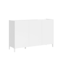 Buffet 3 portes minimaliste salon salle à manger entrée 130x40x84 Solaria Réductions