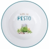 Ensemble de 6 assiettes creuses en porcelaine design décorations assorties Le Travisate Vente