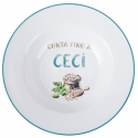 Ensemble de 6 assiettes creuses en porcelaine design décorations assorties Le Travisate Remises