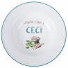Ensemble de 6 assiettes creuses en porcelaine design décorations assorties Le Travisate Remises