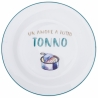 Set de 6 assiettes plates en céramique décorations variées Le Travisate Remises