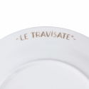 Set de 6 assiettes plates en céramique décorations variées Le Travisate Modèle
