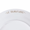 Set de 6 assiettes plates en céramique décorations variées Le Travisate Modèle
