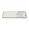 Ensemble de 6 assiettes rectangulaires en céramique de service 29x15cm Marechiaro Offre