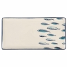 Ensemble de 6 assiettes rectangulaires en céramique de service 29x15cm Marechiaro Remises