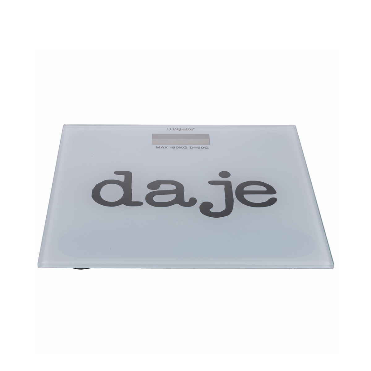 Pèse-personne numérique en verre trempé 180 kg SPQeRe Daje Promotion Pèse-personne numérique en verre trempé 180 kg SPQeRe Daje Promotion