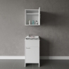 Ensemble de meubles de buanderie avec porte et placard suspendu Negrari COMP 1 Promotion