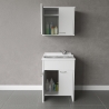 Ensemble buanderie avec armoire et meuble mural à 2 portes COMP 2 Negrari Vente