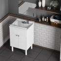 Ensemble meuble lavabo avec miroir filolucido 60x45cm Negrari COMP 4 Promotion