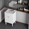 Ensemble meuble lavabo avec miroir filolucido 60x45cm Negrari COMP 4 Promotion