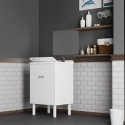 Ensemble meuble lavabo avec miroir filolucido 60x45cm Negrari COMP 4 Offre
