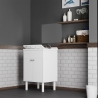 Ensemble meuble lavabo avec miroir filolucido 60x45cm Negrari COMP 4 Offre