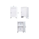 Ensemble meuble buanderie avec porte, miroir et colonne de rangement Negrari COMP 7 Offre