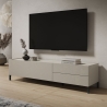 Meuble TV minimaliste 1 niche et 2 tiroirs salon living 160x42x40 Solaria Vente