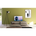 Meuble TV minimaliste 1 niche et 2 tiroirs salon living 160x42x40 Solaria Choix