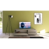 Meuble TV minimaliste 1 niche et 2 tiroirs salon living 160x42x40 Solaria Choix