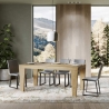 Table extensible moderne 16 personnes 90x160-420 Spimbo Vente
