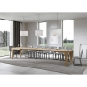 Table extensible moderne 16 personnes 90x160-420 Spimbo Remises