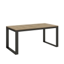 Table extensible 18 places design industriel 90×180-440 Tecno Evolution Réductions