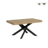 Table extensible pieds croisés design contemporain 90×160-264 Volantis Offre