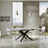 Table extensible 12 personnes design moderne 90×180-284 Volantis 
