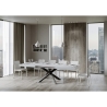 Table extensible 12 personnes design moderne 90×180-284 Volantis 