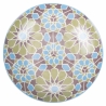 Service de table 18 pièces en porcelaine, assiettes décorées style exotique Casablanca Caractéristiques