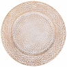 Set de 6 sous-assiettes 33 cm décor élégance or et blanc Drop Offre