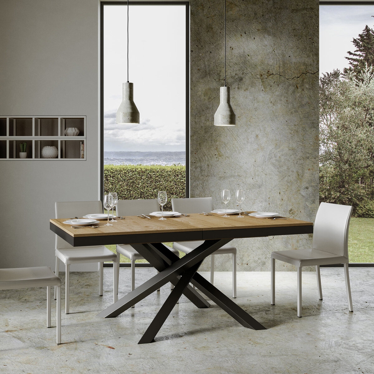 Table extensible design moderne industriel 90×160-420 Volantis Evolution Promotion Table extensible design moderne industriel 90×160-420 Volantis Evolution Promotion