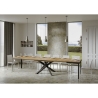 Table extensible design moderne industriel 90×160-420 Volantis Evolution Réductions