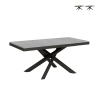 Table extensible moderne pieds croisés 90×180-440 Volantis Evolution Promotion
