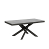 Table extensible moderne pieds croisés 90×180-440 Volantis Evolution Réductions