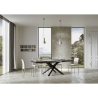 Table extensible moderne pieds croisés 90×180-440 Volantis Evolution Catalogue
