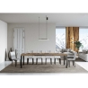 Table extensible industriel métal bois 18 personnes 90×180-440 Everyday Offre