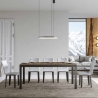Table extensible industrielle minimaliste bois métal 90×180-440 Everyday Evolution Vente
