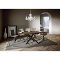 Table extensible salle à manger cuisine 8 personnes 90×120-180 Ganty Catalogue