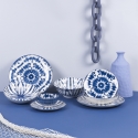 Service de vaisselle 18 pièces style japonais oriental The Blue Caractéristiques