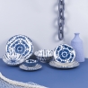 Service de vaisselle 18 pièces style japonais oriental The Blue Caractéristiques