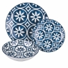Service de table 18 pièces design méditerranéen en porcelaine Paxos Vente