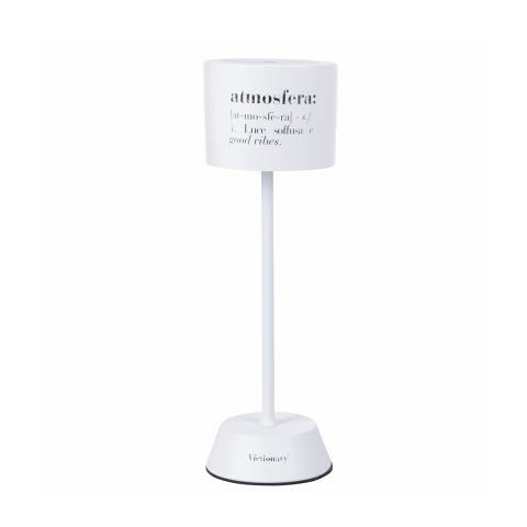 Lampe de table LED rechargeable à capteur tactile blanche Victionary Promotion