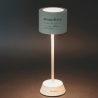 Lampe de table rechargeable LED avec capteur tactile blanche Victionary Remises