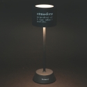 Lampe de table LED noire tactile rechargeable et réglable Victionary Remises