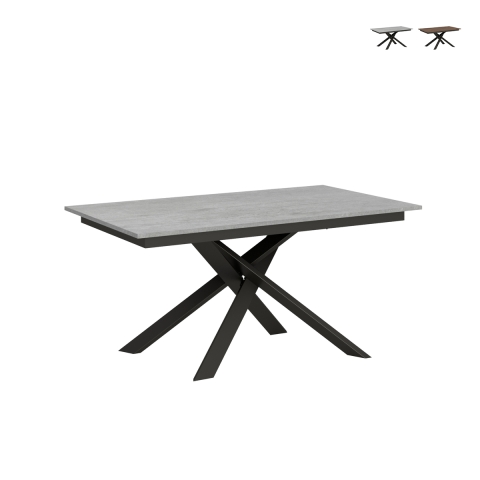 Table extensible design moderne 10 personnes 90×160-220 Ganty Promotion