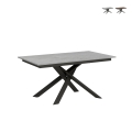 Table extensible design moderne 10 personnes 90×160-220 Ganty Promotion