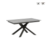 Table extensible design moderne 10 personnes 90×160-220 Ganty Promotion