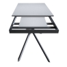 Table extensible design moderne 10 personnes 90×160-220 Ganty Prix
