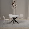 Table extensible carré moderne 90×90-194 Clerk Vente