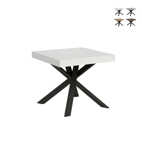 Table extensible carré moderne 90×90-194 Clerk Promotion