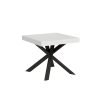 Table extensible carré moderne 90×90-194 Clerk 