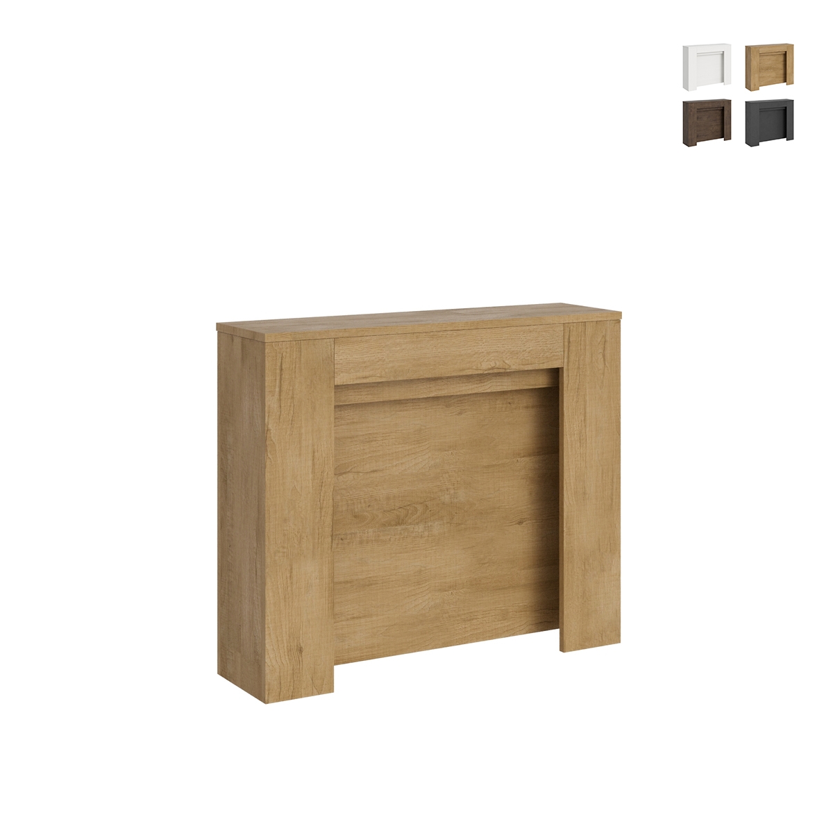Console extensible pour entrée ou salle à manger, 10 personnes, 90×25-211 Kiba Choix Console extensible pour entrée ou salle à manger, 10 personnes, 90×25-211 Kiba Choix